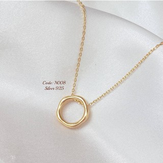 Dây chuyền vòng cổ vàng mặt nhẫn vòng tròn N008 Ceci