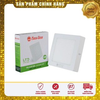 Đèn LED ốp trần 08 12W D LN08L 17x17/12W Rạng đông
