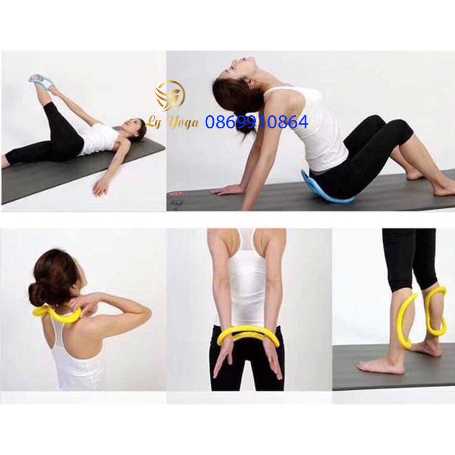 Vòng Tập Yoga MYRING Hỗ Trợ Tập Cổ, Vai, Gáy, Lưng, Bụng, Đùi, Bắp Chân, Bắp Tay, Chân – Hàng Đài Loan Cao Cấp(200gr