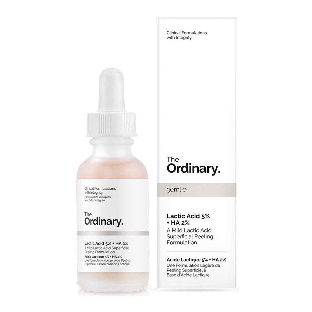 The Ordinary Sáng da giảm thâm Lactic Acid + HA 5% - 10%