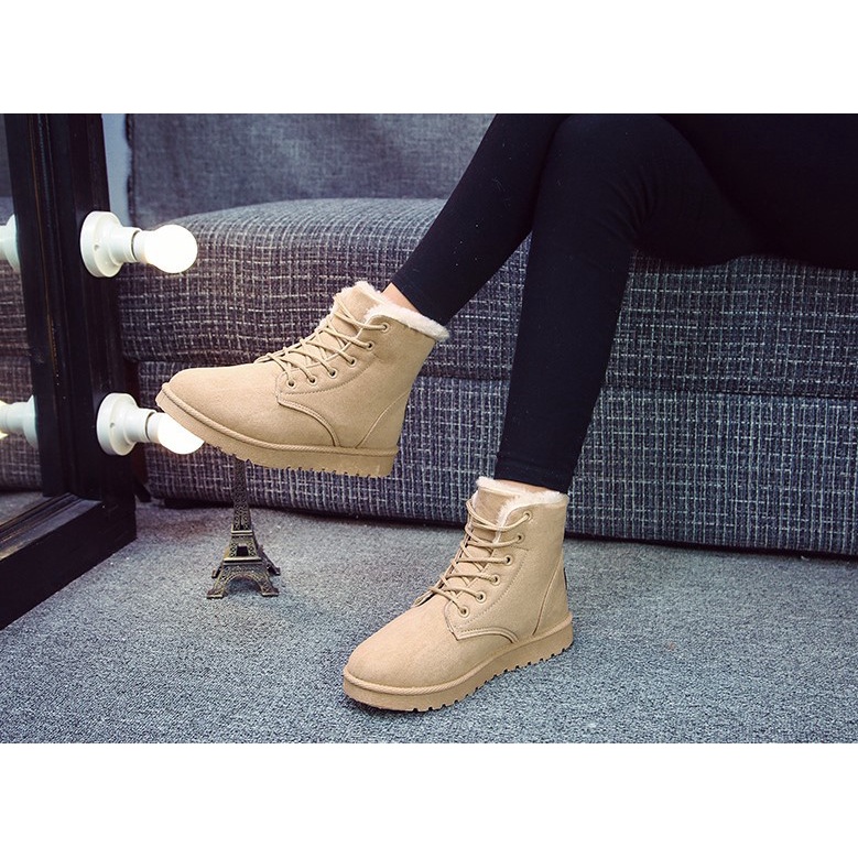 Giày bốt nữ hàng cao cấp, Boot nữ lót lông hàng QC , mã 023 | BigBuy360 - bigbuy360.vn