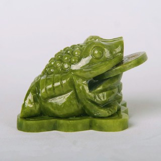 Thiềm Thừ đá serpentine 11cm