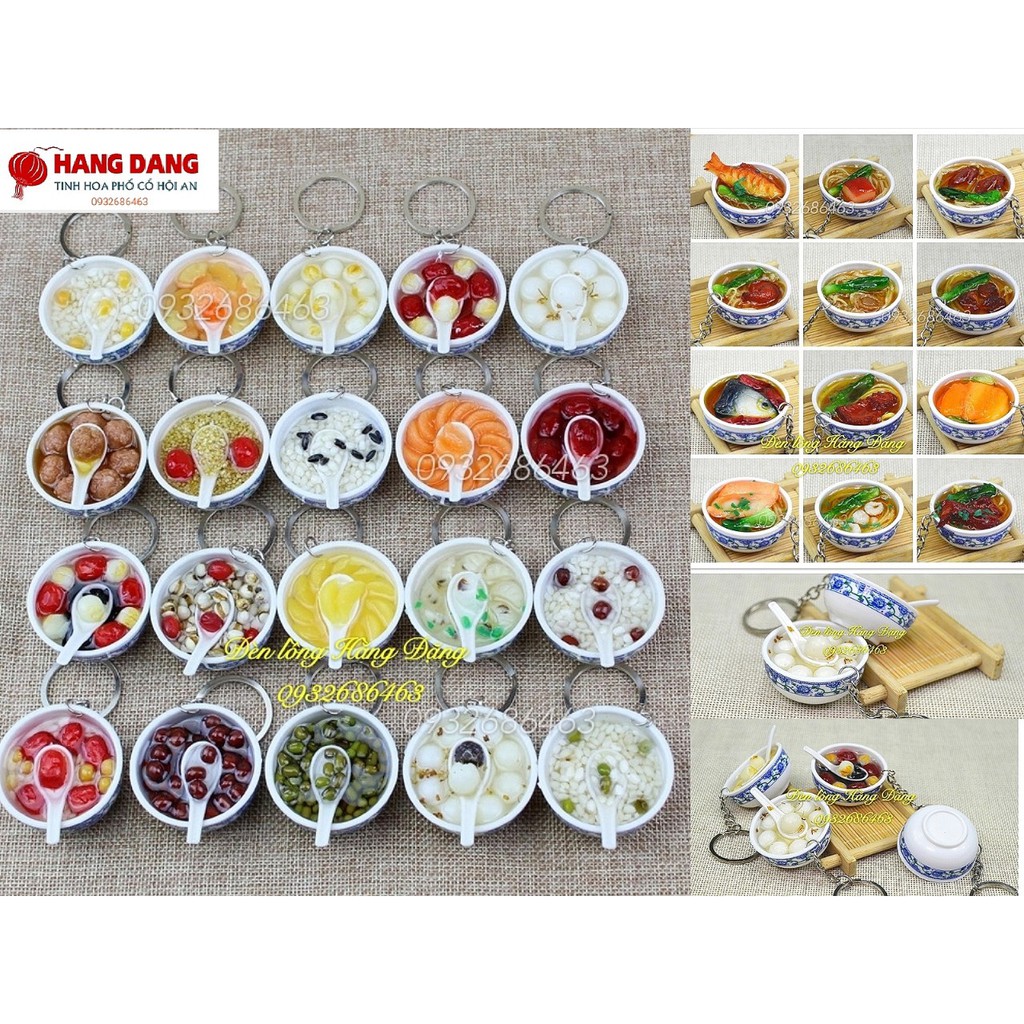 Móc khoá MÓN ĂN chay*CHÈ CÁC LOẠI* FREESHIP nhìn là mê, xinh, rẻ, đẹp