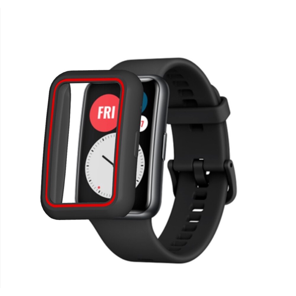 TPU Soft Protective Cover For Huawei Watch Fit Case Smartwatch Silicone Protector Shell Bumper Cases