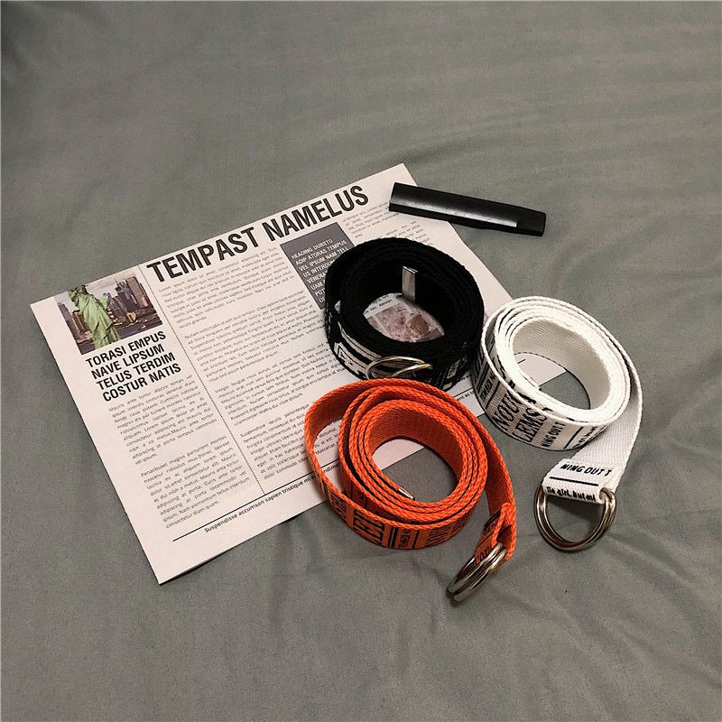 Thắt lưng vải canvas thời trang cá tính dành cho nam và nữ