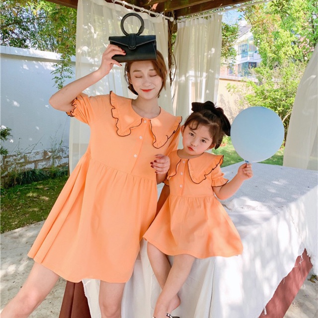 Đồ đôi mẹ và bé - set váy đôi mẹ và bé (CÓ ẢNH THẬT)