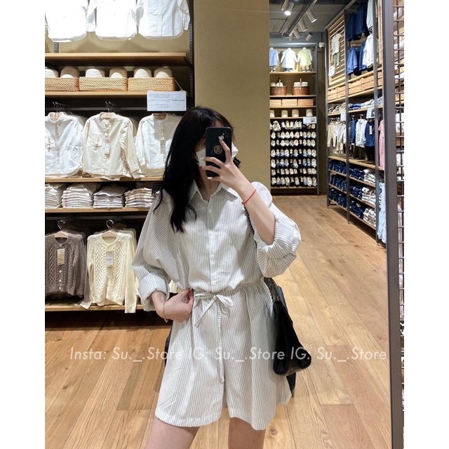 JUMPSUIT SỌC SHORT