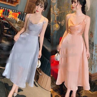 👏👏👏[ẢNH THẬT]Váy Lụa Tơ Sống