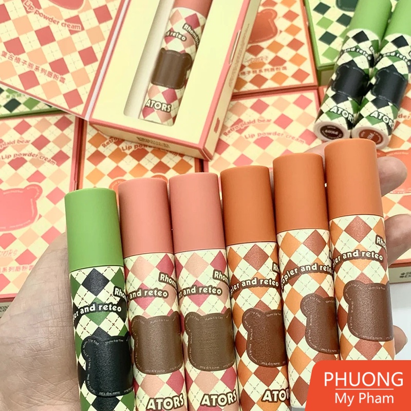 Son Kem Lì ATORS Lip Powder Cream Màu Lì Lâu Trôi [AT003]