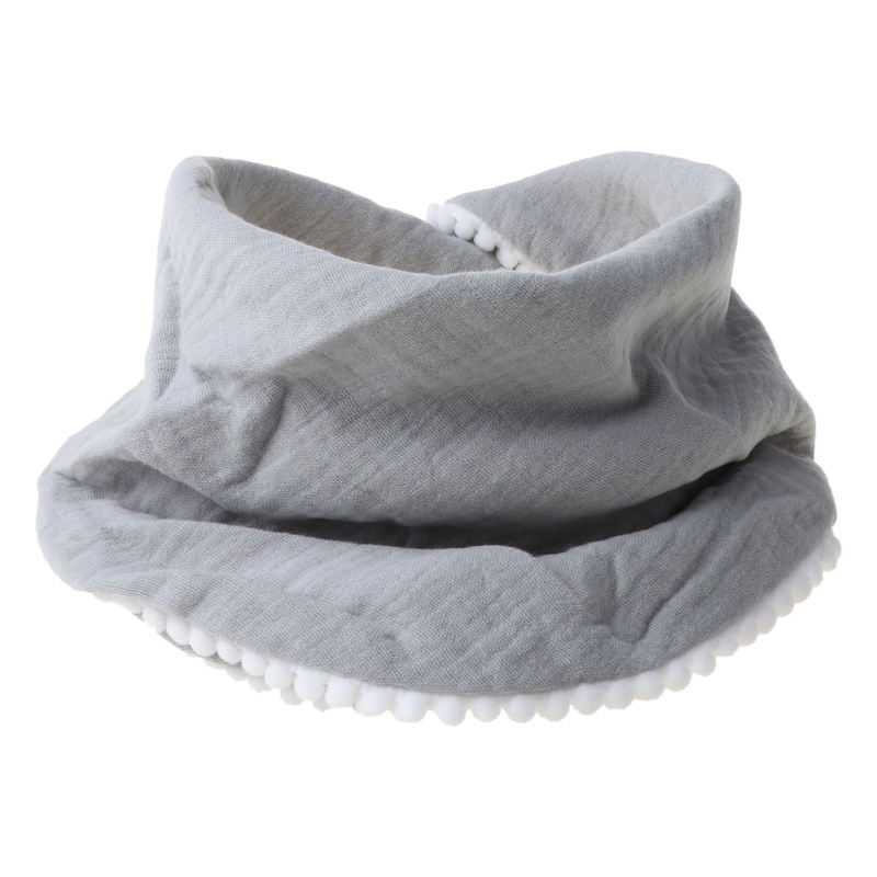 Yếm Ăn Cotton Hai Lớp Hình Tam Giác Dễ Thương Cho Bé