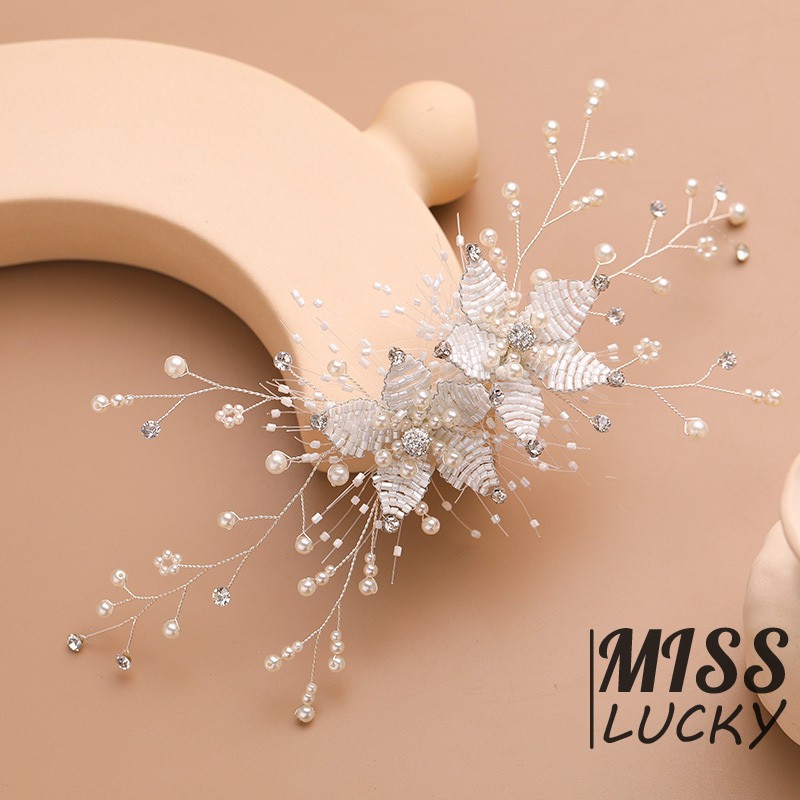 Phụ kiện cài tóc kiểu dáng thời trang thanh tú cho cô dâu