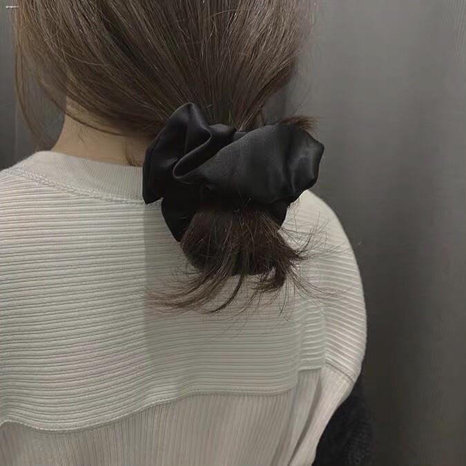 Scrunchies dây cột tóc scrunchies cột tóc scrunchie  băng đô Dây Buộc Tóc Vải Satin Co Giãn Phong Cách Hàn Quốc Thời Trang Cho Nữ