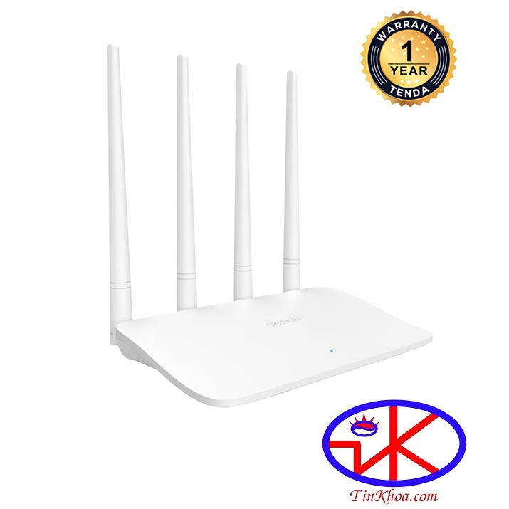 [Mã 33ELSALE hoàn 7% đơn 300K] Bộ phát wifi không dây Tenda F6 4 ăng ten