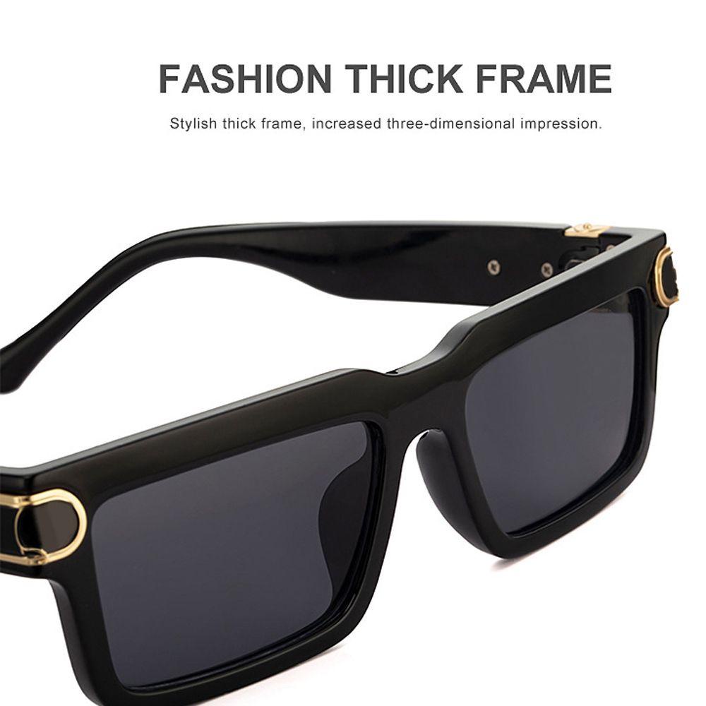 Kính Mát Gọng Vuông Chống Bức Xạ Thời Trang Hàn Quốc Cho Nữ