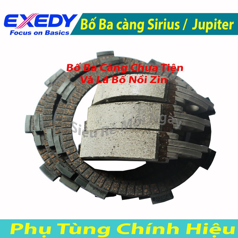 Combo Lá Bố Nồi và Bố Ba Càng Sirius, Jupiter EXEDY Hàng Zin