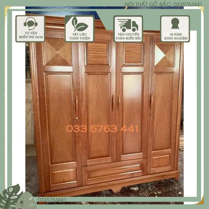 -  Tủ đựng quần áo xoan đào cao cấp mã TA003 đa dạng kích thước