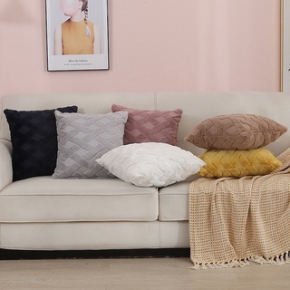 VỎ Gối Tựa SOFA VẢI LEN SỢI NỔI SANG TRỌNG CAO CẤP ĐX1241