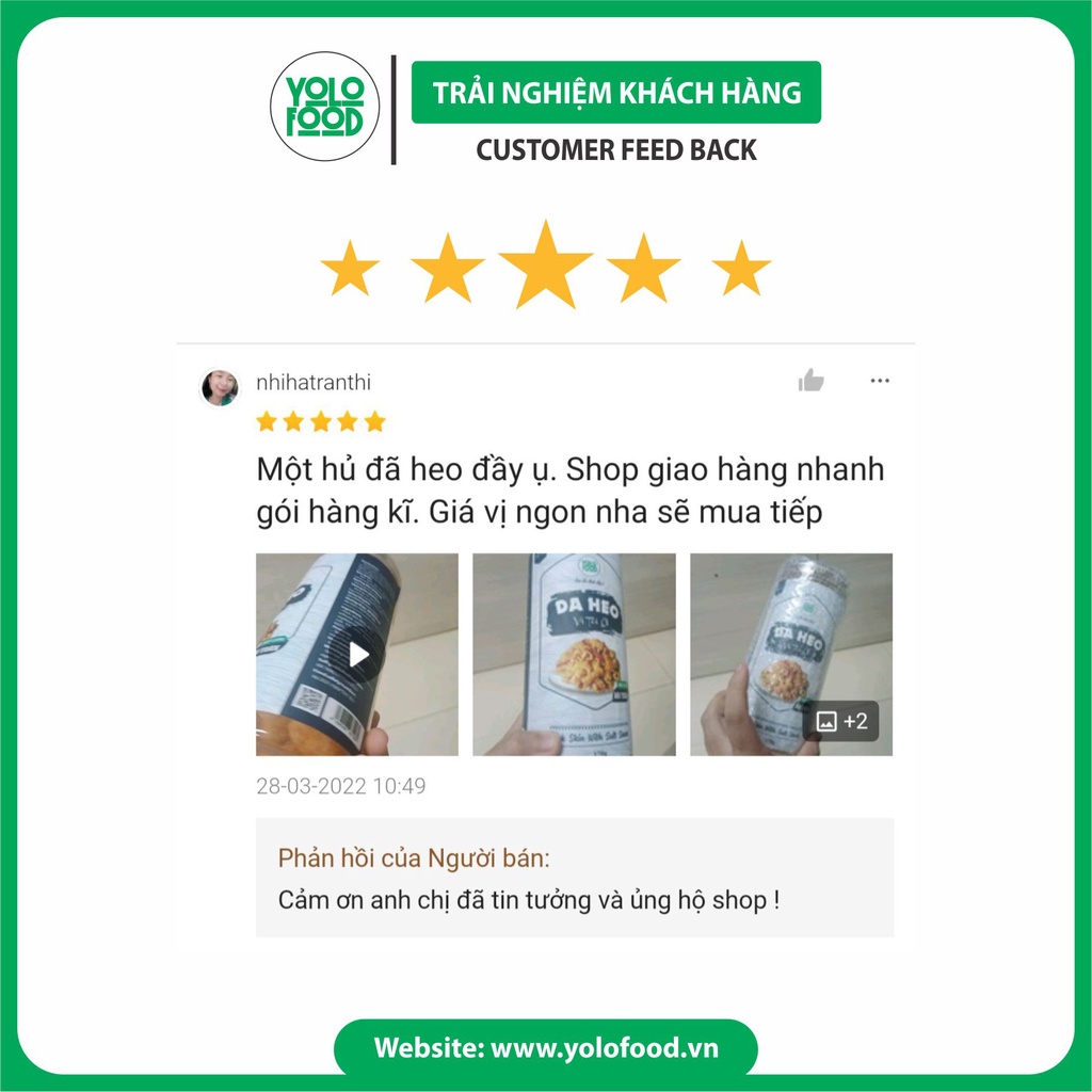 Da heo tỏi ớt 170g YOLOFOOD đồ ăn vặt, ngon, chất lượng, da heo cháy tỏi chiên giòn, cay cay giòn rụm đóng hộp atvstp