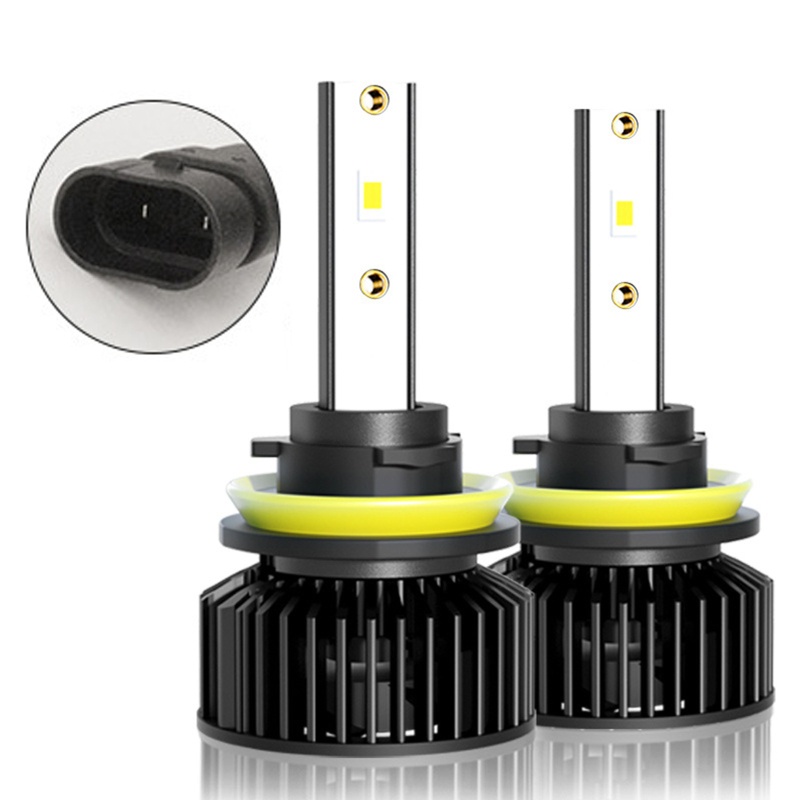 Set 2 Bóng Đèn Led canbus 10000Lm H1 H4 Led H7 H11 9005 HB3 9006 HB4 9V-36V Chuyên Dụng