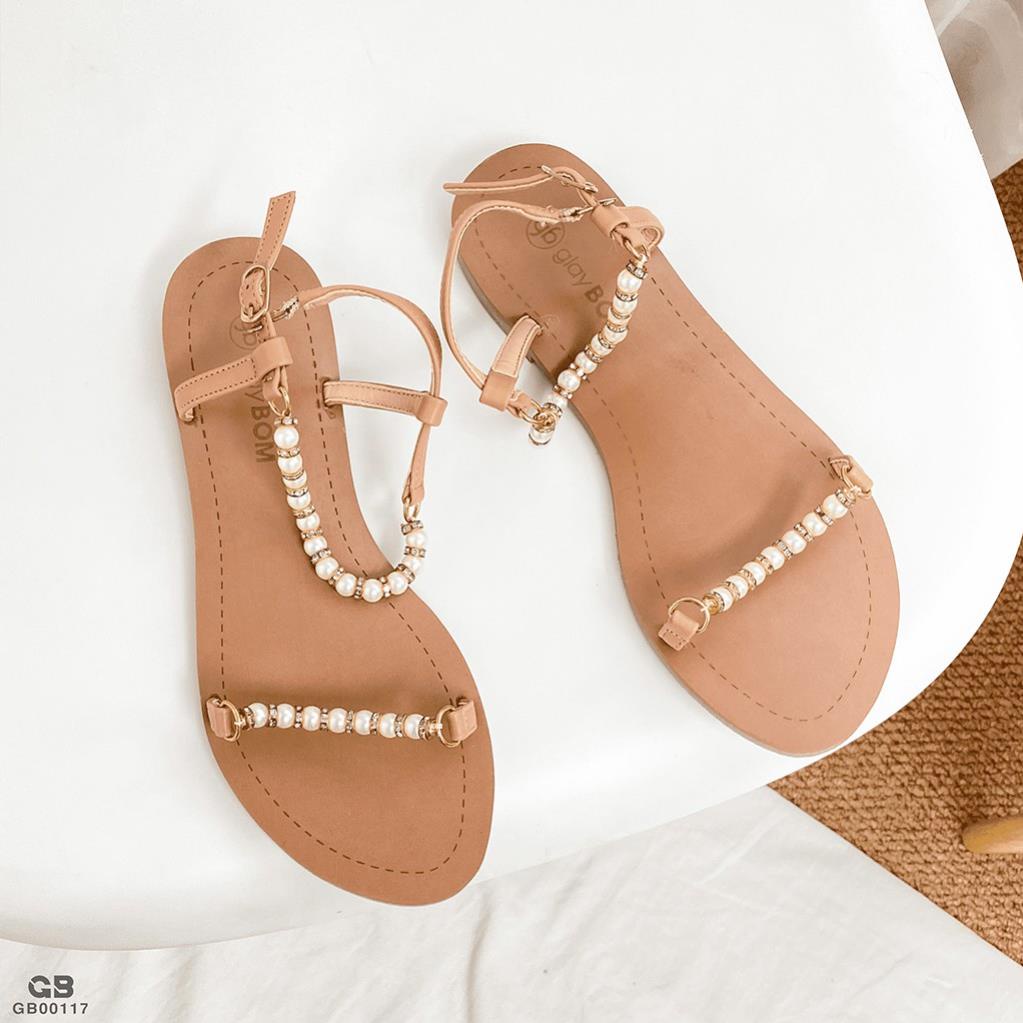 Giày Sandal nữ giayBOM đế bệt GB00117 ⬲