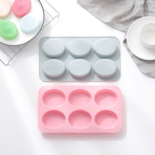 Khuôn silicon làm xà phòng hình oval 3d độc đáo