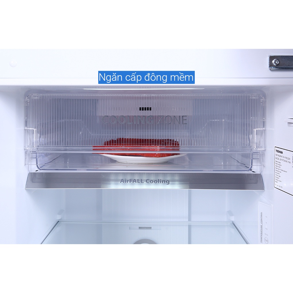 Tủ lạnh Toshiba ngăn đá trên Inverter 311 lít GR-RT395WE-PMV-MG - BH 2 năm