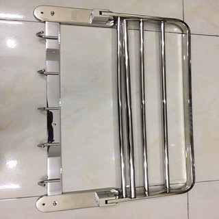 KỆ TREO KHĂN TẮM 2 TẦNG- INOX SUS 304 CAO CẤP