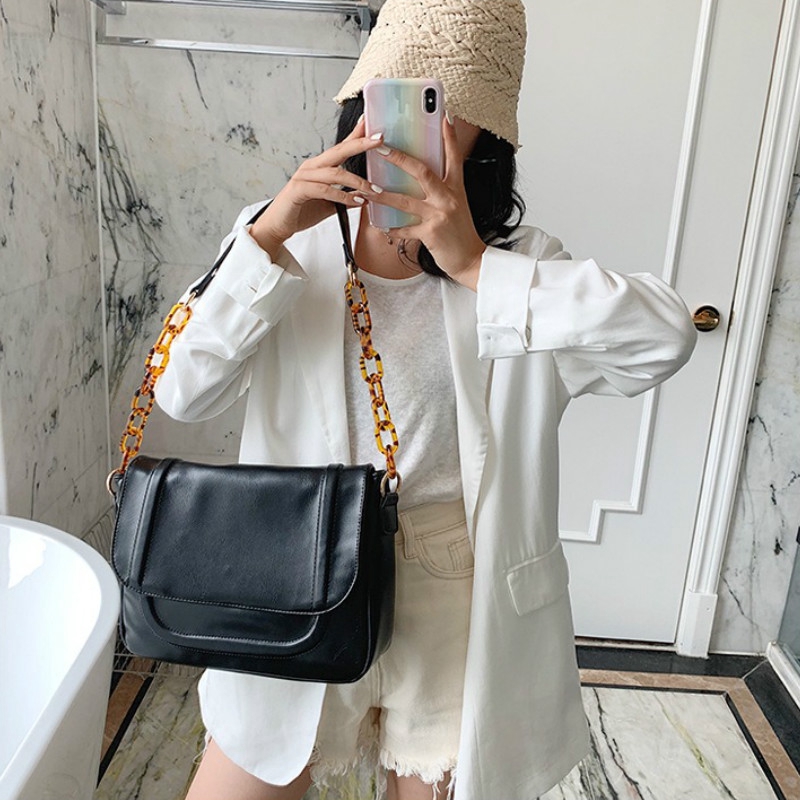 Túi đeo vai JASMIN NOIR phong cách cổ điển đơn giản hợp thời trang