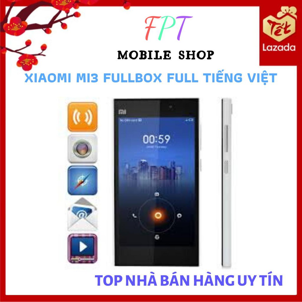 [ SMARTPHONE GIÁ RẺ ] điện thoại Xiaomi Mi 3 - Xiaomi Mi3 mới (2GB/16G) - Chơi PUBG/Liến Quân mượt | BigBuy360 - bigbuy360.vn