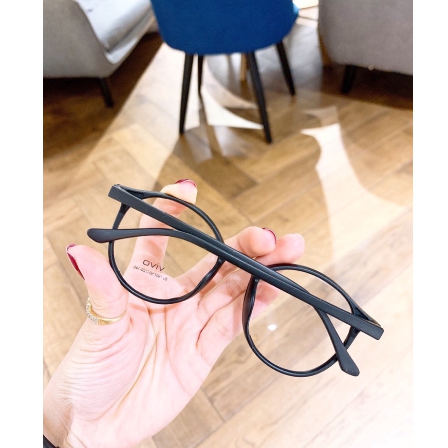 Kính Mát Nam Nữ Thời Trang Giả Cận Style Mặt Tròn Trẻ Trung Thanh Lịch