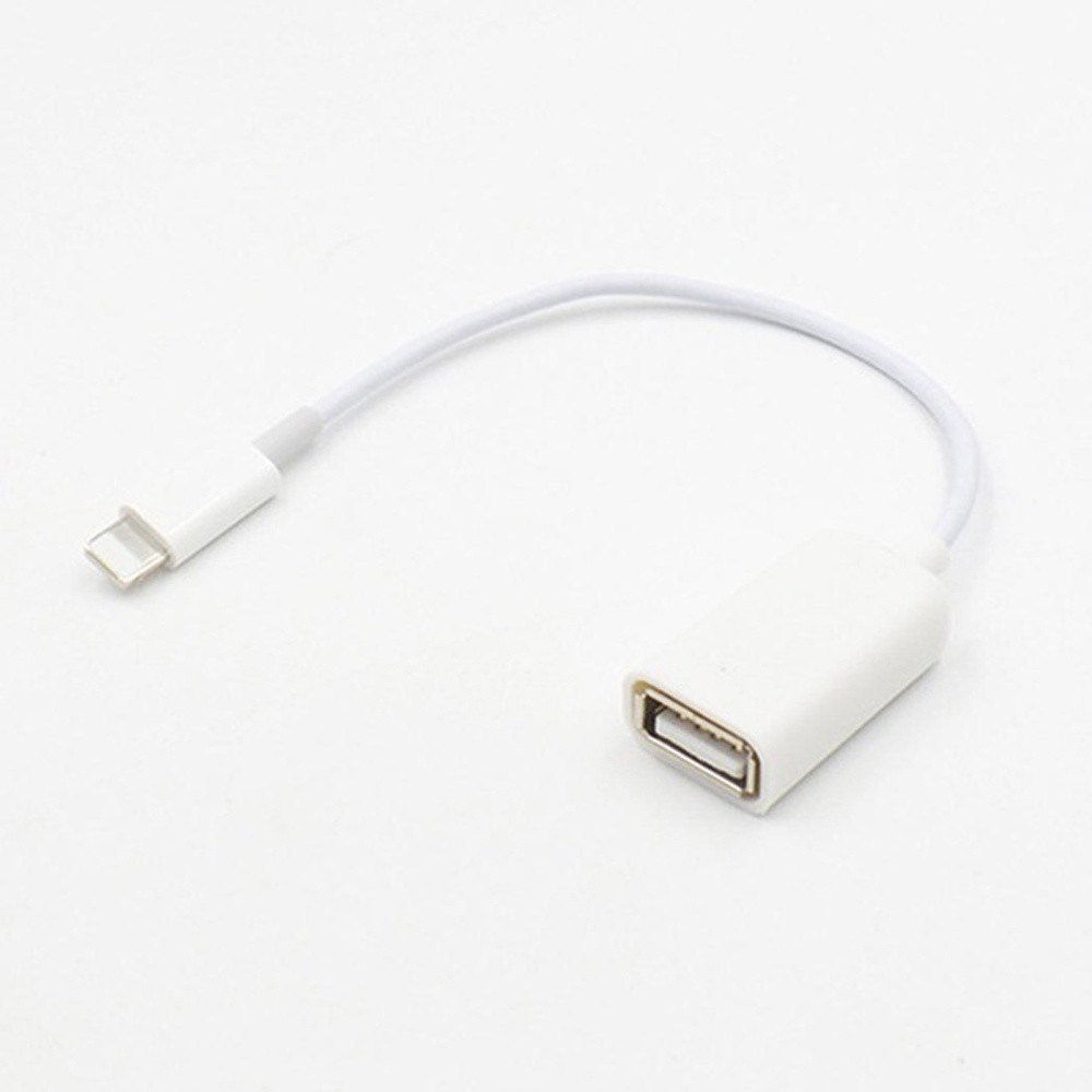 Dây cáp chuyển đổi OTG cổng USB 2.0 sang cổng sạc màu trắng nhẹ và nhỏ gọn dành cho t