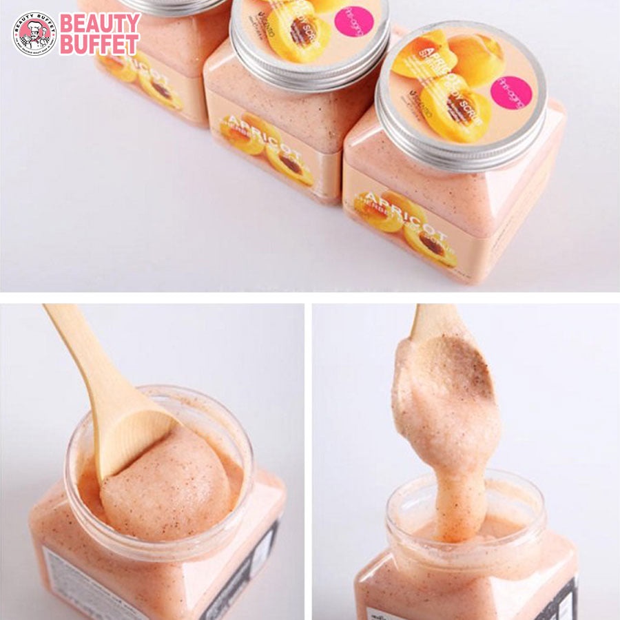 Tẩy Tế Bào Da Chết Body Toàn Thân Beauty Buffet Scentio Apricot Dưỡng Ẩm Và Sáng Mịn Da Chiết Xuất Quả Mơ 350ml