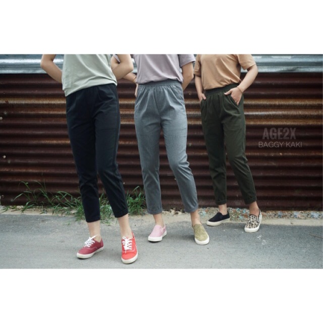 Quần baggy kaki AGE2X