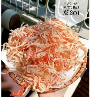 300Gram Khô Mực Xé Sợi Hấp Nước Cốt Dừa - Mực Hấp Nước Dừa