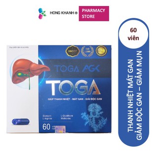 Viên uống Toga giải độc gan hộp 60 viên