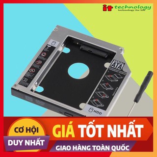 Caddy Bay SATA3 MỎNG 9.5mm | DÀY 12.7mm | MACBOOK gắn thêm ổ cứng cho Laptop loại tốt