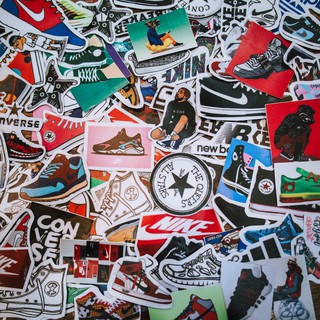 Set 100 sticker chủ đề sneaker