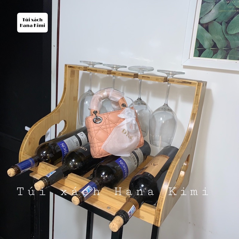 Túi đeo chéo nữ D Lady size SIÊU MINI 14cm - KHÔNG VỪA ĐIỆN THOẠI