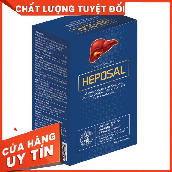 HEPOSAL - Duy Trì Sức Khỏe Đường Dài Của Gan.