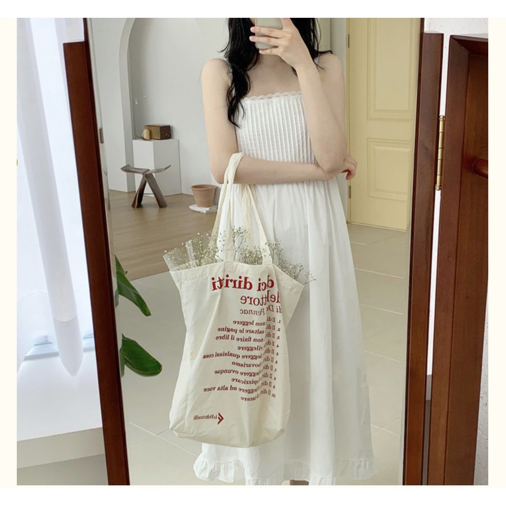 [Yêu thích] Váy đầm nữ maxi 2 dây dáng dài trắng đẹp | BigBuy360 - bigbuy360.vn