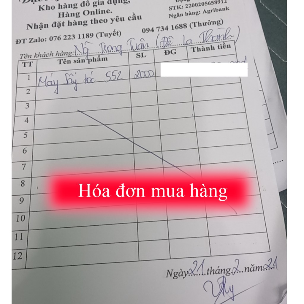 Máy Sấy Tóc 2 Chiều Model 552 Công Suất Lớn 2800W (Tặng Dụng Cụ Tạo Kiểu Siêu HOT), Bảo hành 6 tháng