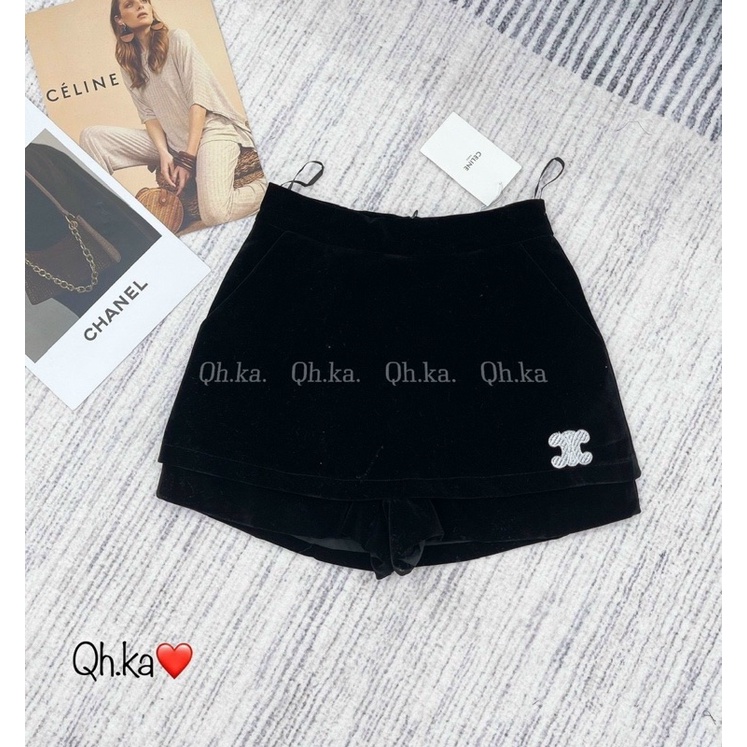 CHÂN VÁY NHUNG CELI CHUẨN TAG MÁC LOẠI 1 MS23001