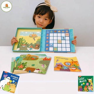 ĐỒ CHƠI LOGIC NAM CHÂM NÂNG CAO THEO CHỦ ĐỀ CỦA KEEPRAE (MÀU SẮC, VỊ TRÍ VÀ SỐ ĐẾM)