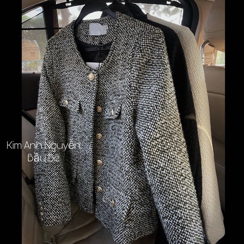 Áo dạ khuy tweed | BigBuy360 - bigbuy360.vn