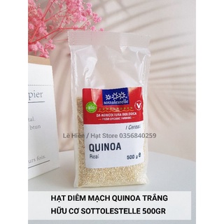 Hạt diêm mạch quinoa trắng hữu cơ 500gr