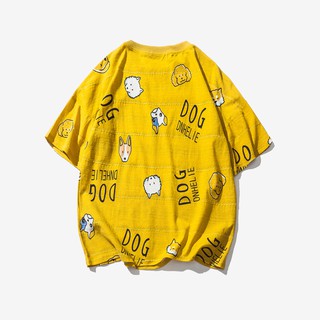 [Yeah1Shop]- Áo thun chó trắng (M,L,XL)