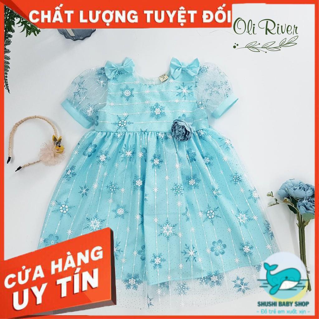 [Có sẵn] [FreeShip] [Ảnh thật] [Giá hủy diệt] Váy Công Chúa Elsa Oli River Sang Xịn(ảnh thật)