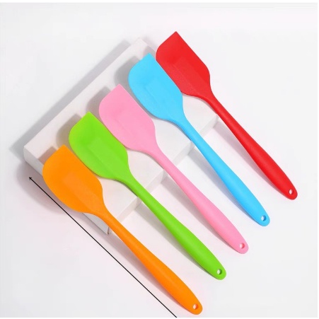 Dụng Cụ Làm Bánh Phới Vét Bột Spatula Silicone Dạng Thìa Chịu Nhiệt Tốt