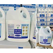 Cồn rửa tay y tế sát khuẩn 70 độ.
