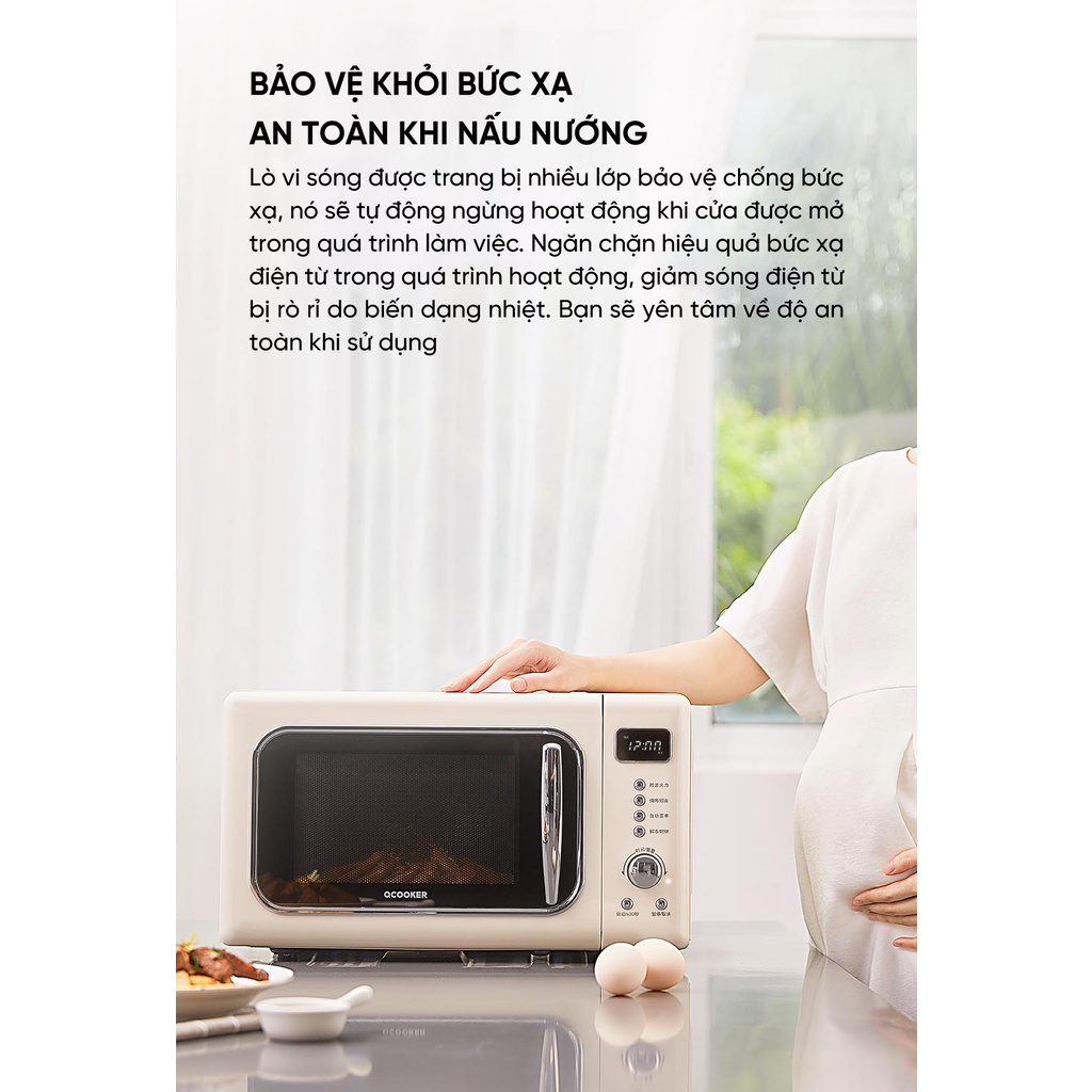 Lò vi sóng kèm nướng Xiaomi Qcooker CR-WB01S
